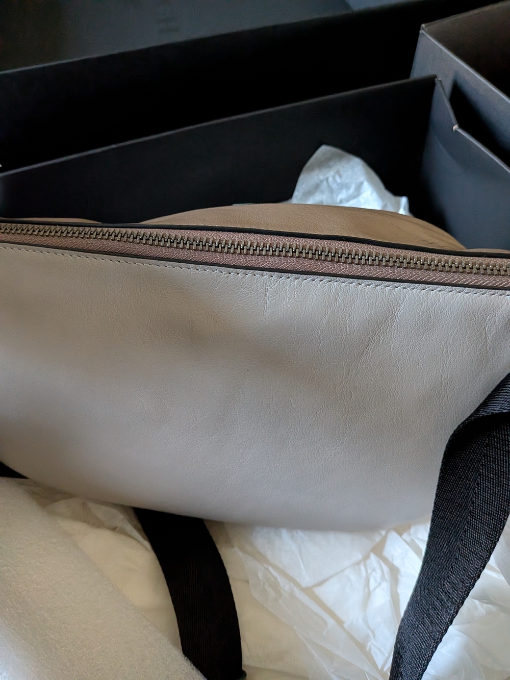 Coach Rivington Belt Bag In Colorblock Washed Steel UNISEXY - Picture 7 of 9
